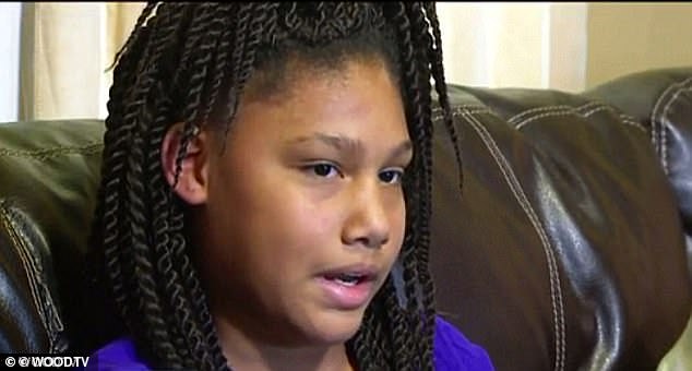 She made national news in December 2017 when Grand Rapids police handcuffed her and put her in the back of their patrol car