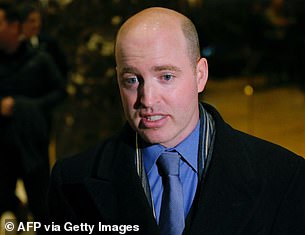 The president grew angry with Reuters correspondent Jeff Mason (pictured above in 2017), who interrupted Trump while he was giving his answer about whether he would concede if the Electoral College voted for Joe Biden on December 14