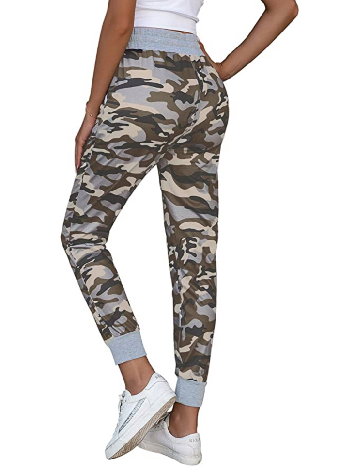 NIMIN Women's High Waist Drawstrings Jogger Sweatpants