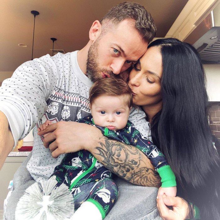 Artem Chigvintsev Nikki Bella Matteo Attachment Christmas