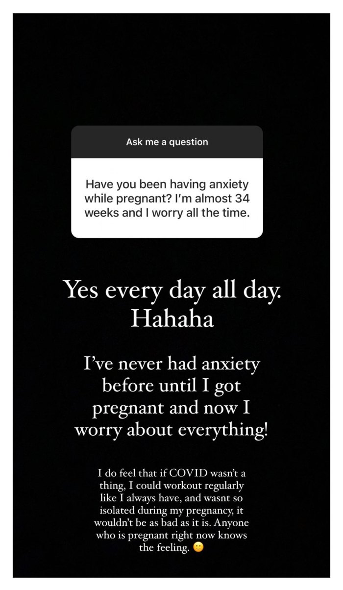 Ashley Kelsey Experiencing Anxiety Amid Pregnancy Instagram