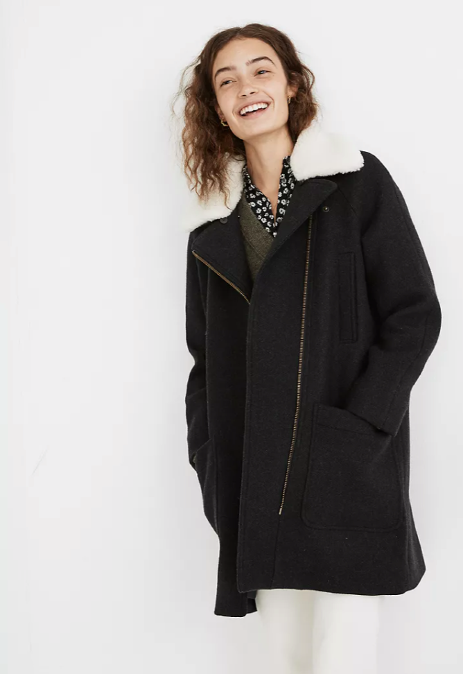 Eldridge Zip Coat in Insuluxe Fabric