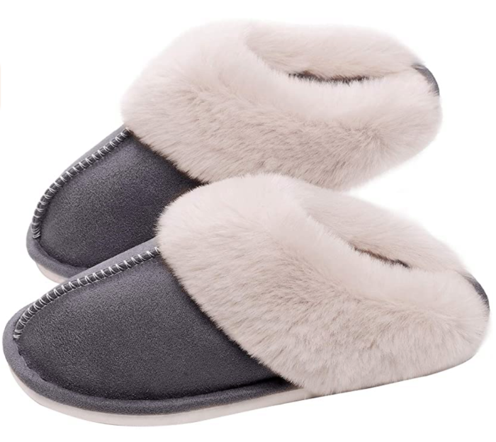 SOSUSHOE Women's Memory Foam Fluffy Fur Soft Slippers