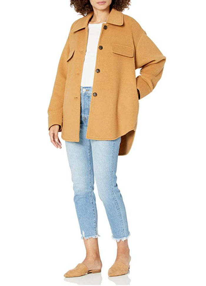The Drop Women's @spreadfashion Oversized Shirt Jacket