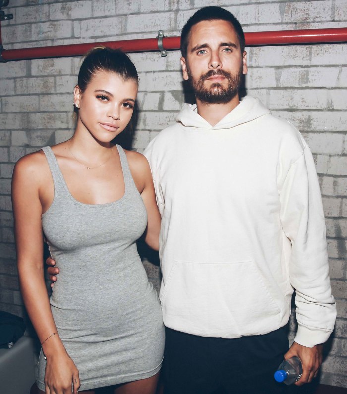Sofia Richie and Scott Disick in 2018 Sofia Richie Spotted Kissing Mystery Man at Miami Beach After Matthew Morton Romance
