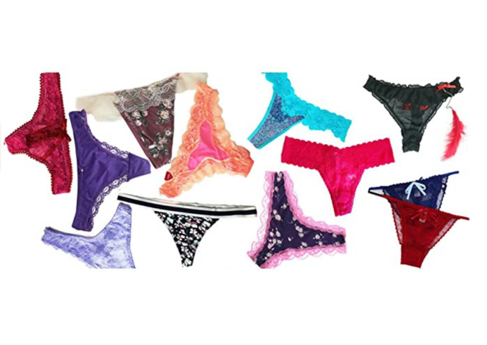 Jooniyaa Women's Variety of Underwear Pack T-Back Thong G-String Panties