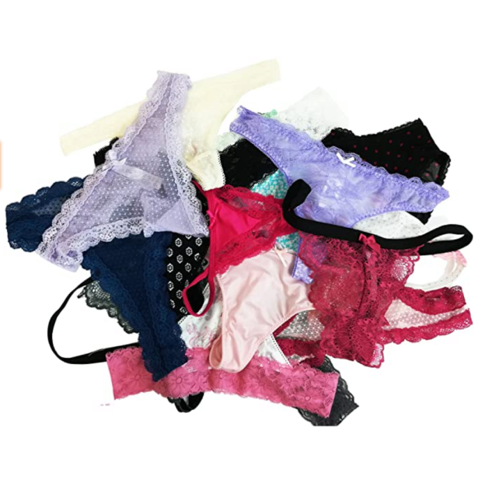 Jooniyaa Women's Variety of Underwear Pack T-Back Thong G-String Panties