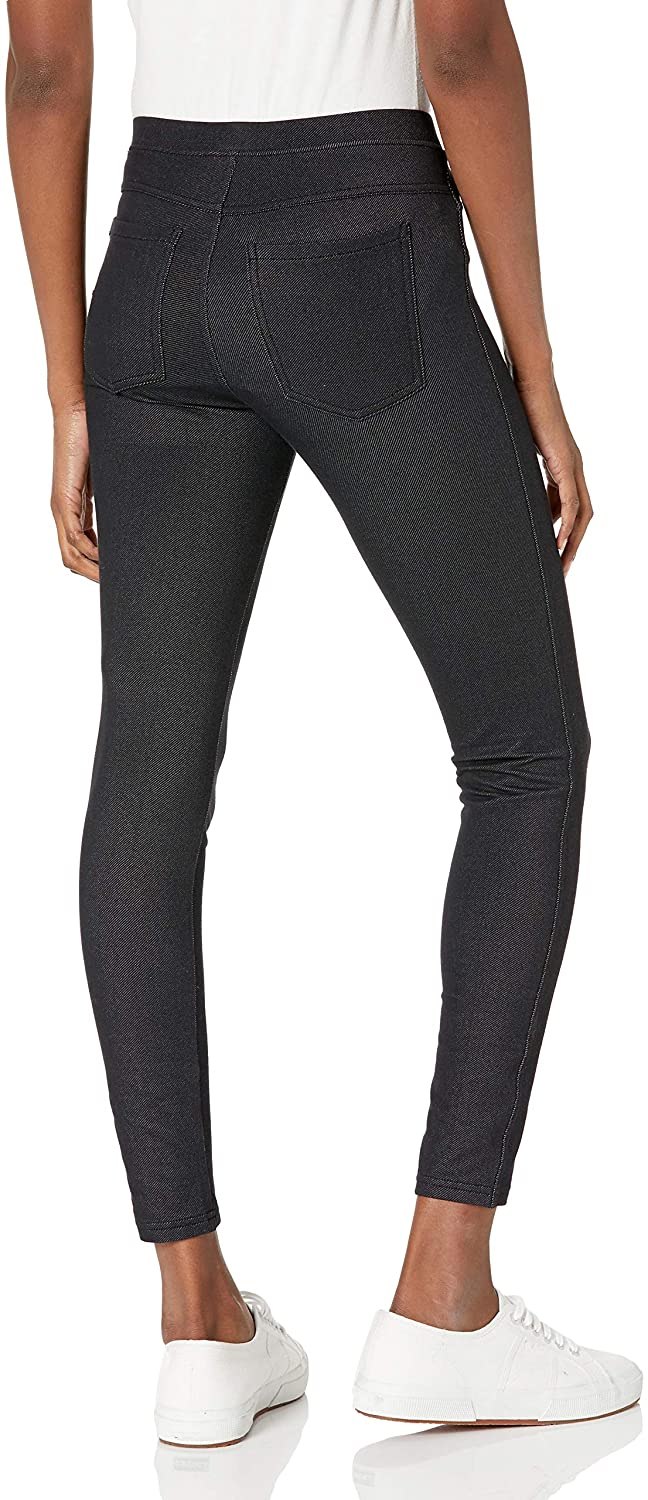 No nonsense Women’s Stretch Denim Leggings, White, Small