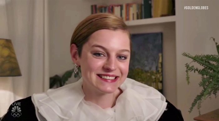 The Crown Emma Corrin Thanks Late Princess Diana in Golden Globes 2021 Speech