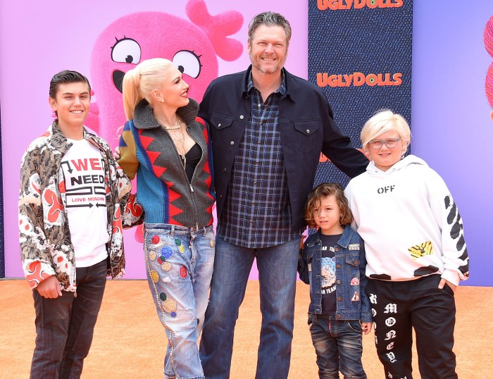 Blake Shelton Jokes About Having Twins With Fiancee Gwen Stefani Kingston Rossdale Apollo Rossdale Zuma Rossdale