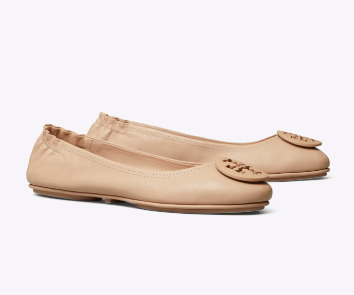 Minnie Travel Ballet Flat, Leather