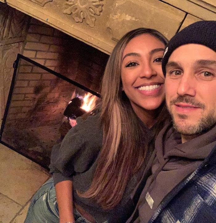Tayshia Adams Denies Split from Zac Clark