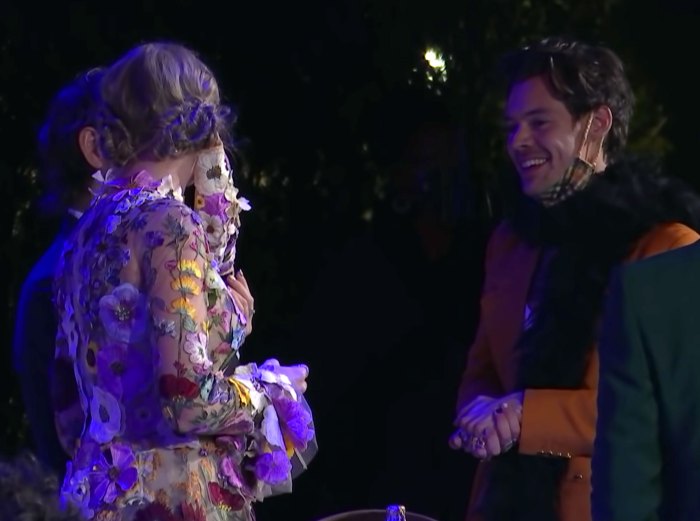 Taylor Swift and Harry Styles Prove They’re Friendly Exes in Viral Grammys 2021 Video
