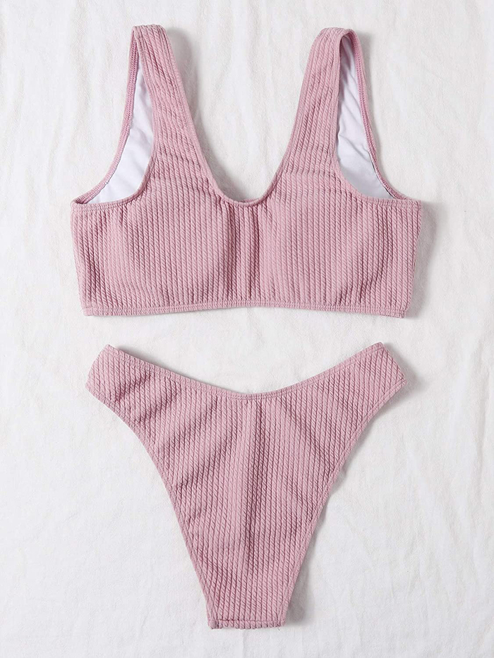 SOLY HUX Scoop Neck Bikini 2-Piece Swimsuit