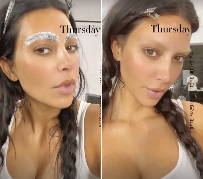 Fans Freak Out Over Kim Kardashian’s Bleached Brows and Blonde Hair