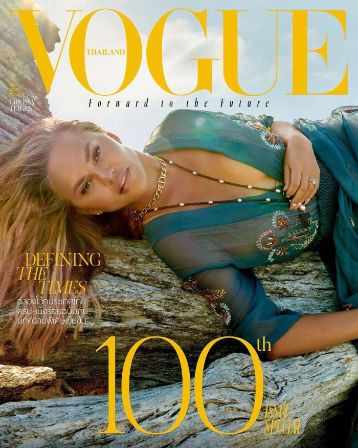 DIY! Chrissy Teigen Does Her Own Makeup for ‘Vogue Thailand’ Cover