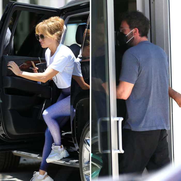J Lo Shared Kiss With Ben Affleck During Playful Miami Gym Date