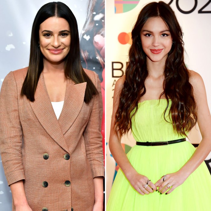 Lea Michele Listens Olivia Rodrigos Glee Lyrics After Costar Drama