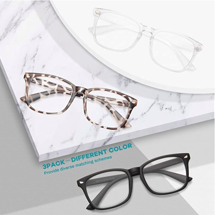 Gaoye 3-Pack Blue Light Blocking Glasses