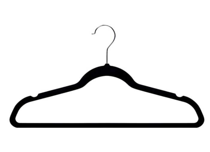 Amazon Basics Slim, Velvet, Non-Slip Clothes Suit Hangers