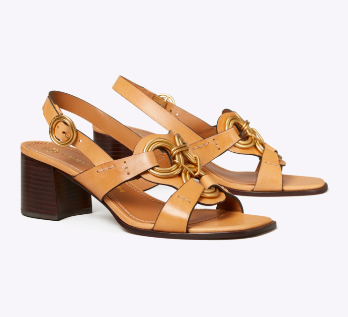 Ring Mid-Heel Sandal