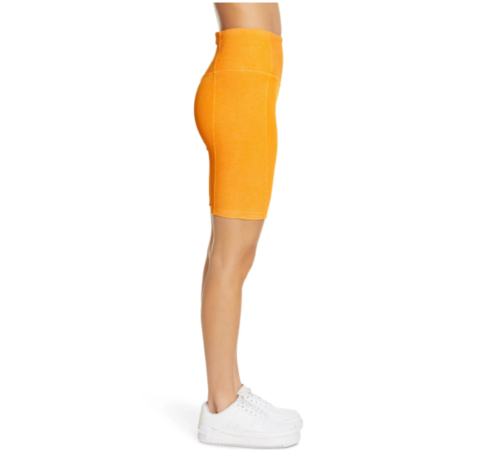 Zella Snow Wash Rib Bike Shorts