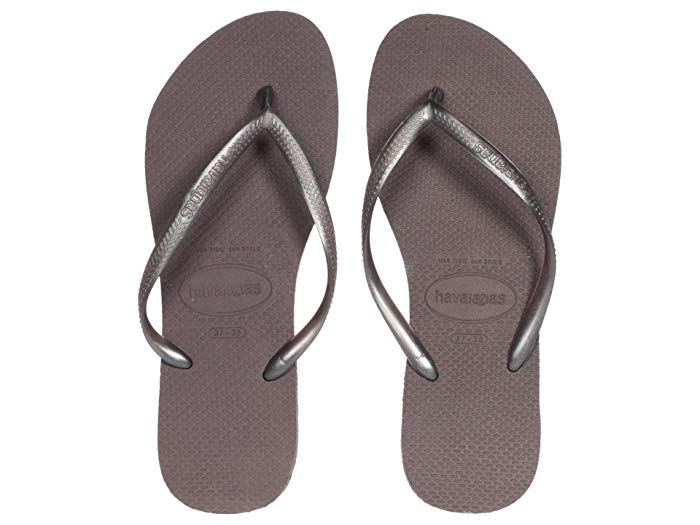 Havaianas Slim Flip Flops (Lilac Announce)