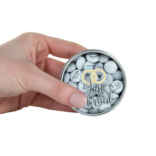 Personalizable M&M’s Just Married Favors