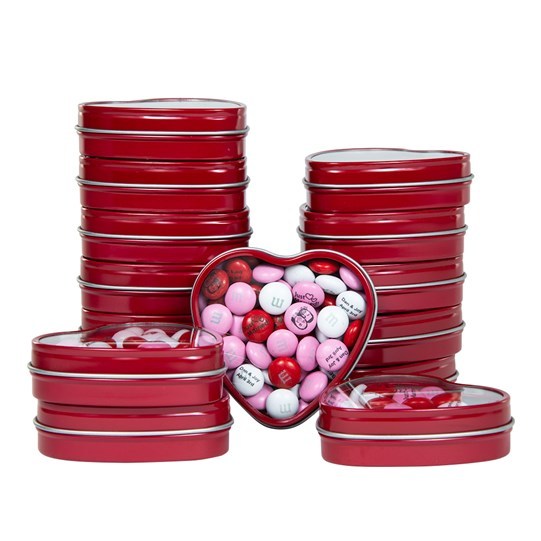 Personalizable M&M’s Heart Favors
