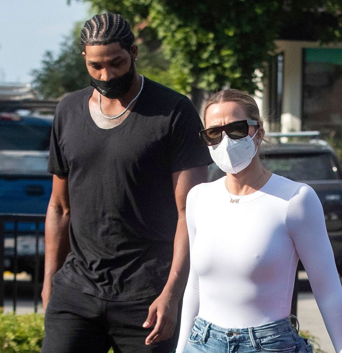 Khloe Kardashian Wears Mommy Necklace With Daughter True Tristan Thompson