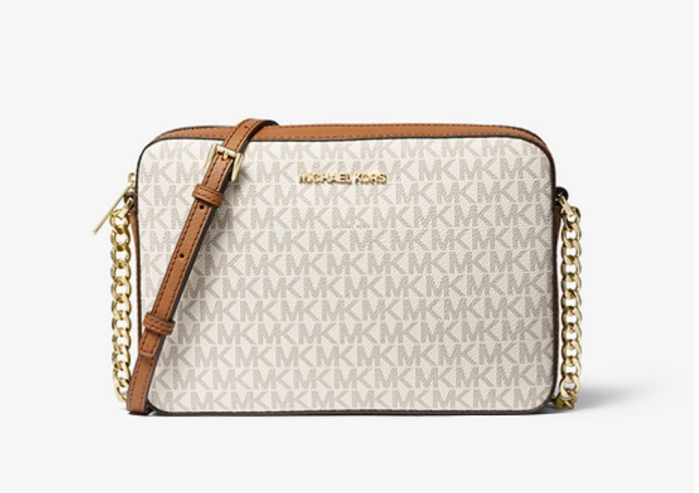Jet Set Large Printed Logo Crossbody Bag