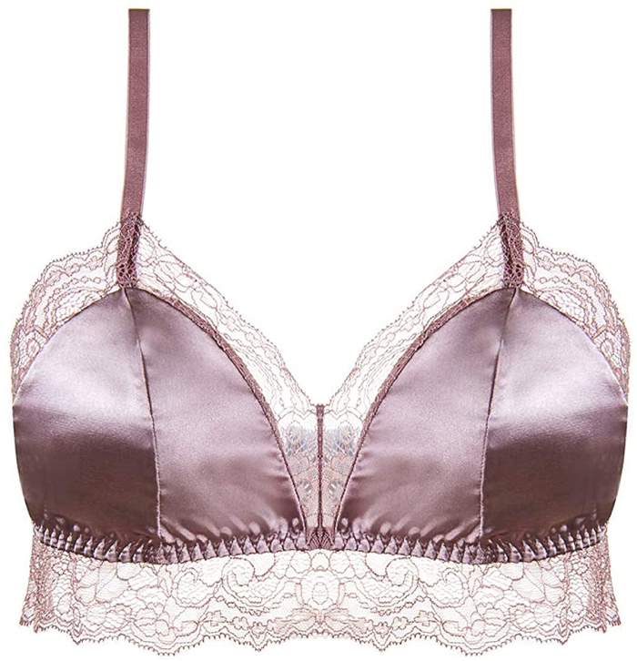 SilRiver Satin Bralette
