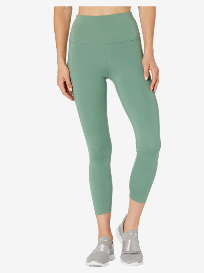 Carbon38 High-Rise 7/8 Length Leggings In Cloud Compression