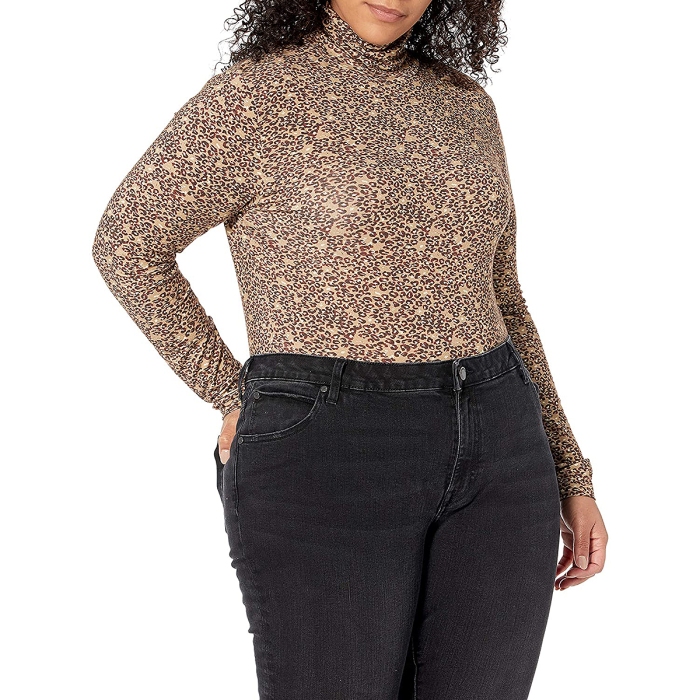 amazon-the-drop-turtleneck-leopard