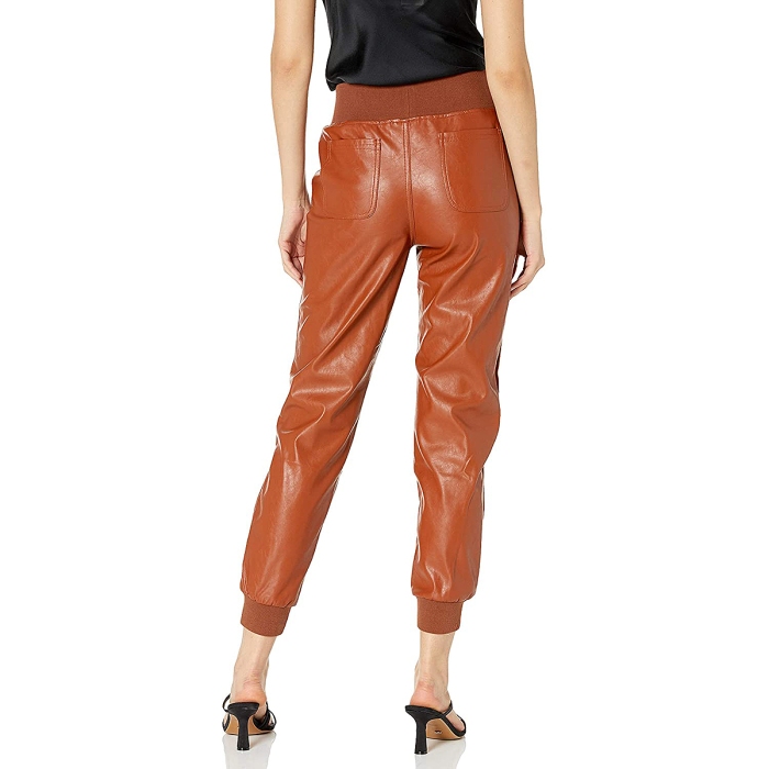 kendall-kylie-faux-leather-joggers-nutmeg