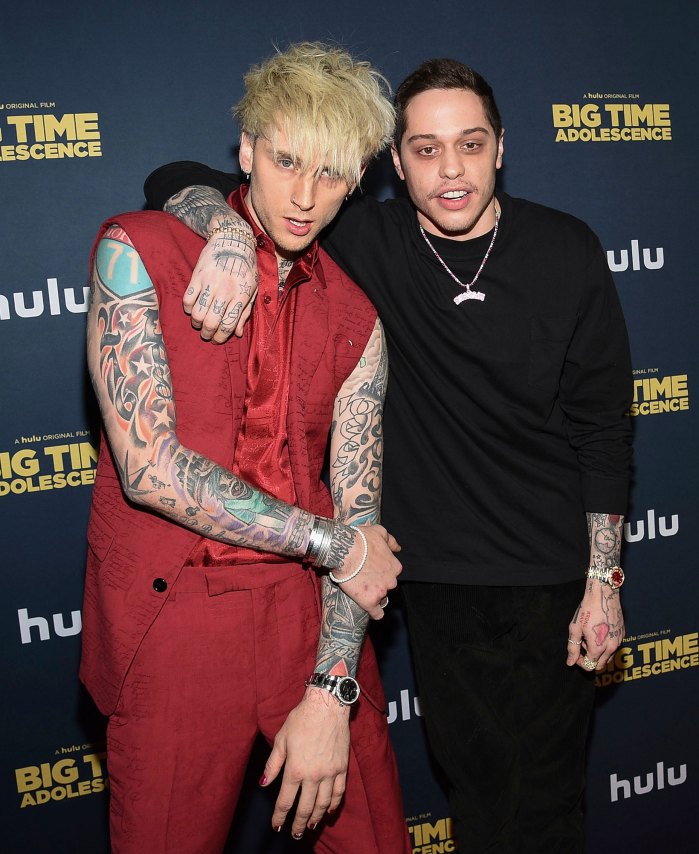Machine Gun Kelly Hilariously Reacts to BFF Pete Davidson's 'SNL' Impression of Him