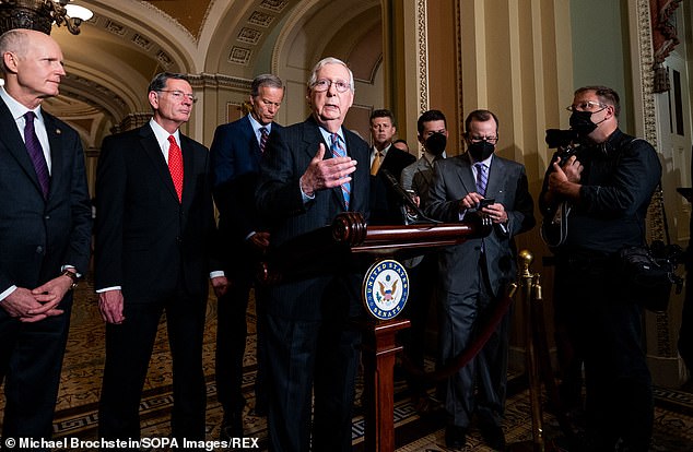 Republican senators, led by Mitch McConnell, filibustered a major voting bill on Wednesday, blocking Democrats' plans to allow same-day voter registration and to make Election Day a holiday.
