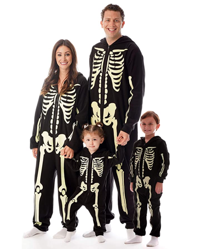 #followme Glow in The Dark Skeleton Jumpsuit