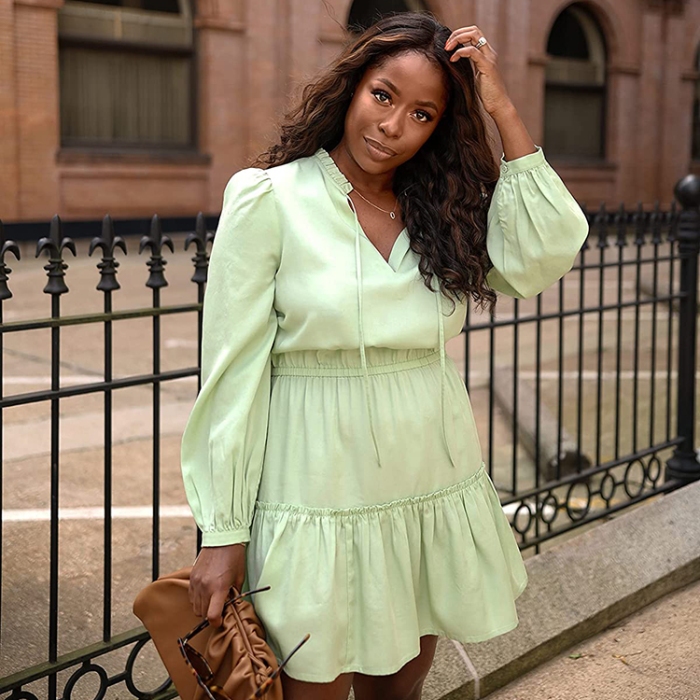 green-dress