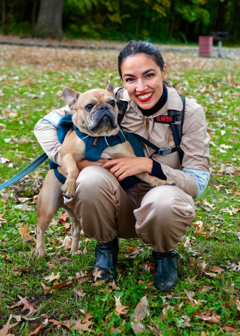 Alexandria Ocasio-Cortez at Halloween celebration, New York, USA - 30 Oct 2021