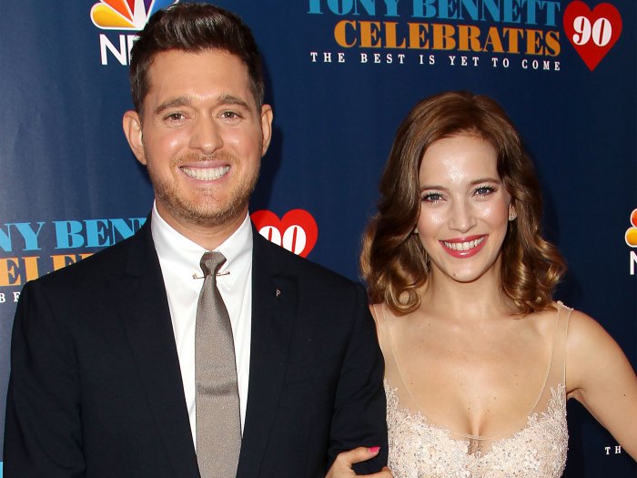 Michael Buble Jokes He's 'Lucky' Luisana Lopilato Hasn't Divorced Him Yet