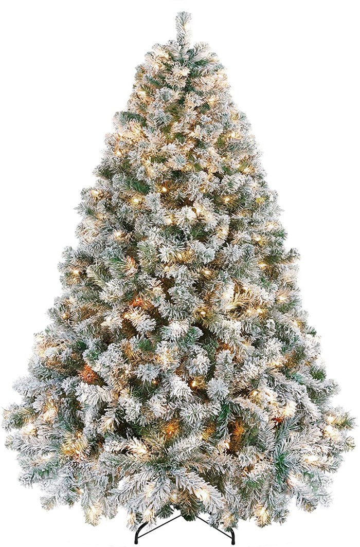 YAHEETECH Pre-lit Artificial Christmas Tree