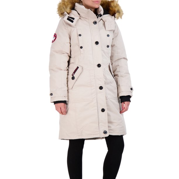 Canada Weather Gear Women's Heavyweight Hooded Parka Coat