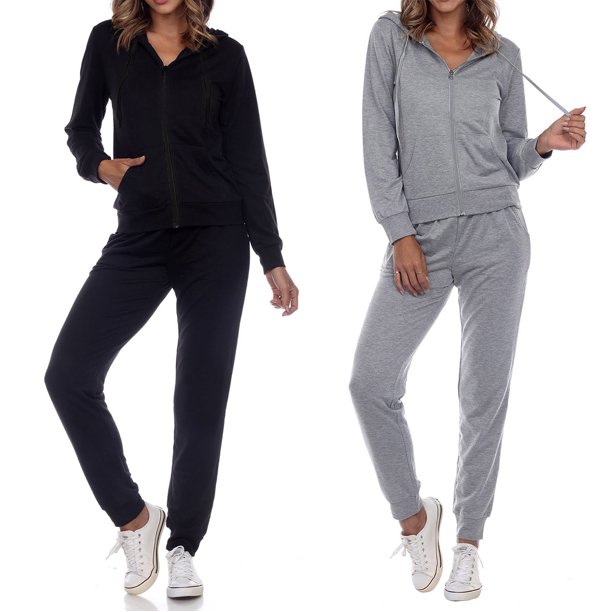 GBH 2-Pack Women's 2-Piece Hoodie Sweatshirt & Jogger Pants Set