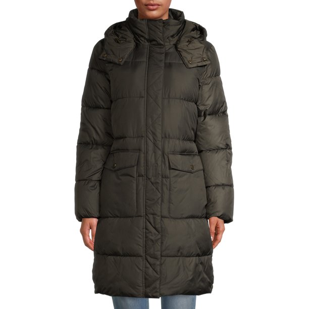 Lucky Brand Women's Long Puffer Coat