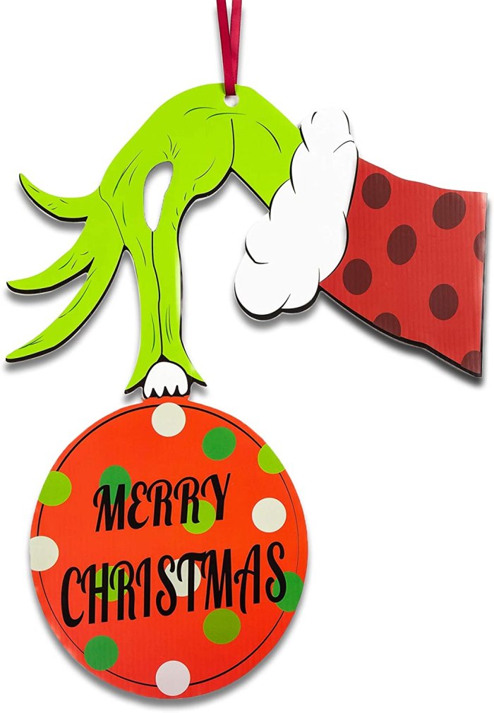 Happy Storm Christmas Door Decoration