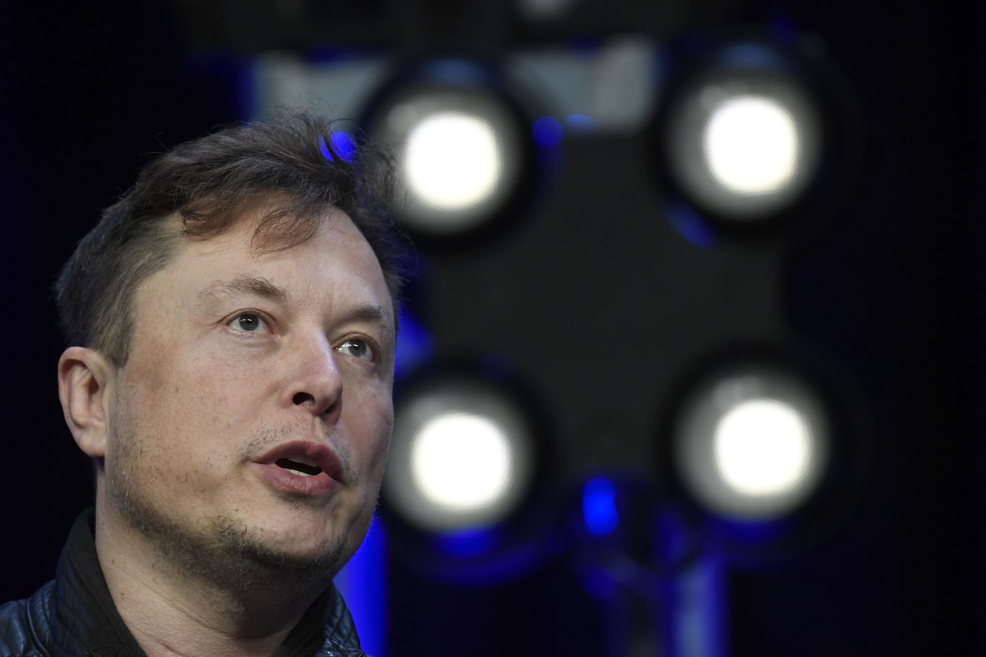 Tesla and SpaceX Chief Executive Officer Elon Musk speaks at the SATELLITE Conference and Exhibition March 9, 2020, in Washington.