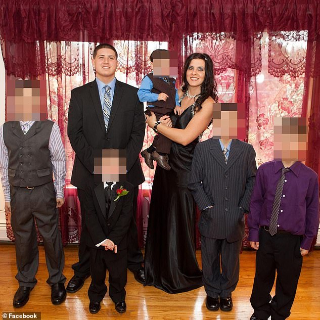 Giacobbe (above with her family) released the video after her sons were accused of bullying Dominick, an allegation that now appears false as police concluded there was no wrongdoing in the case