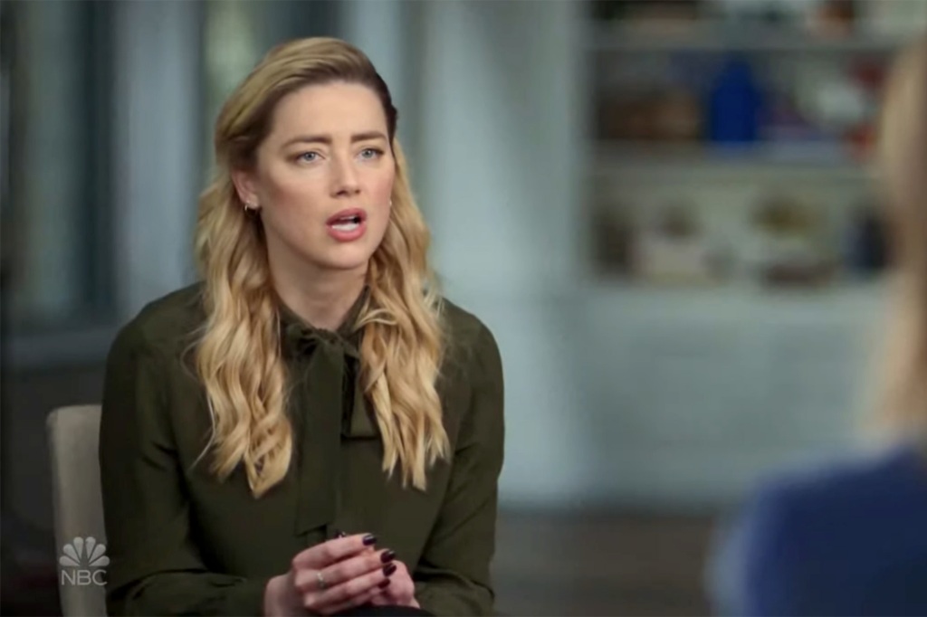 Amber Heard, Dateline interview on NBC