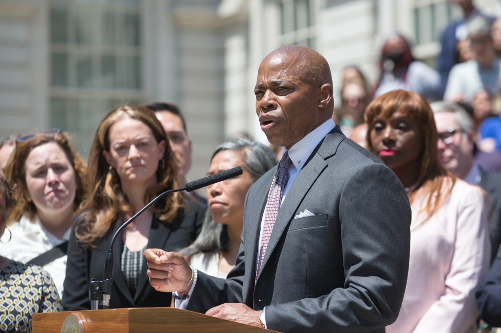New York City Mayor Eric Adams